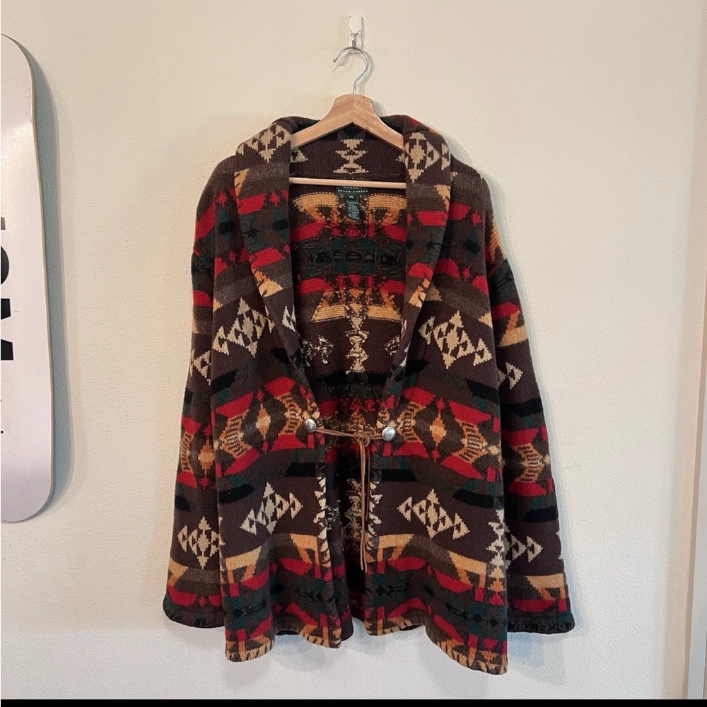 Ralph Lauren Multicolor Wool Cardigan